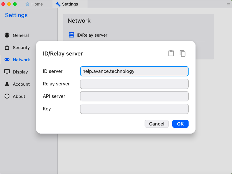 ID Server Configuration